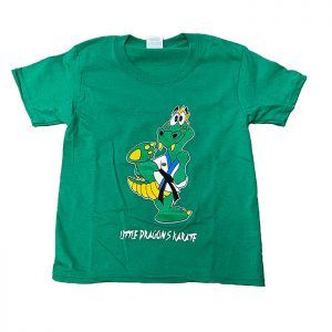 Little Dragon Green Shirt Front